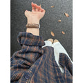 Plaid Flannel Shirt Jacket