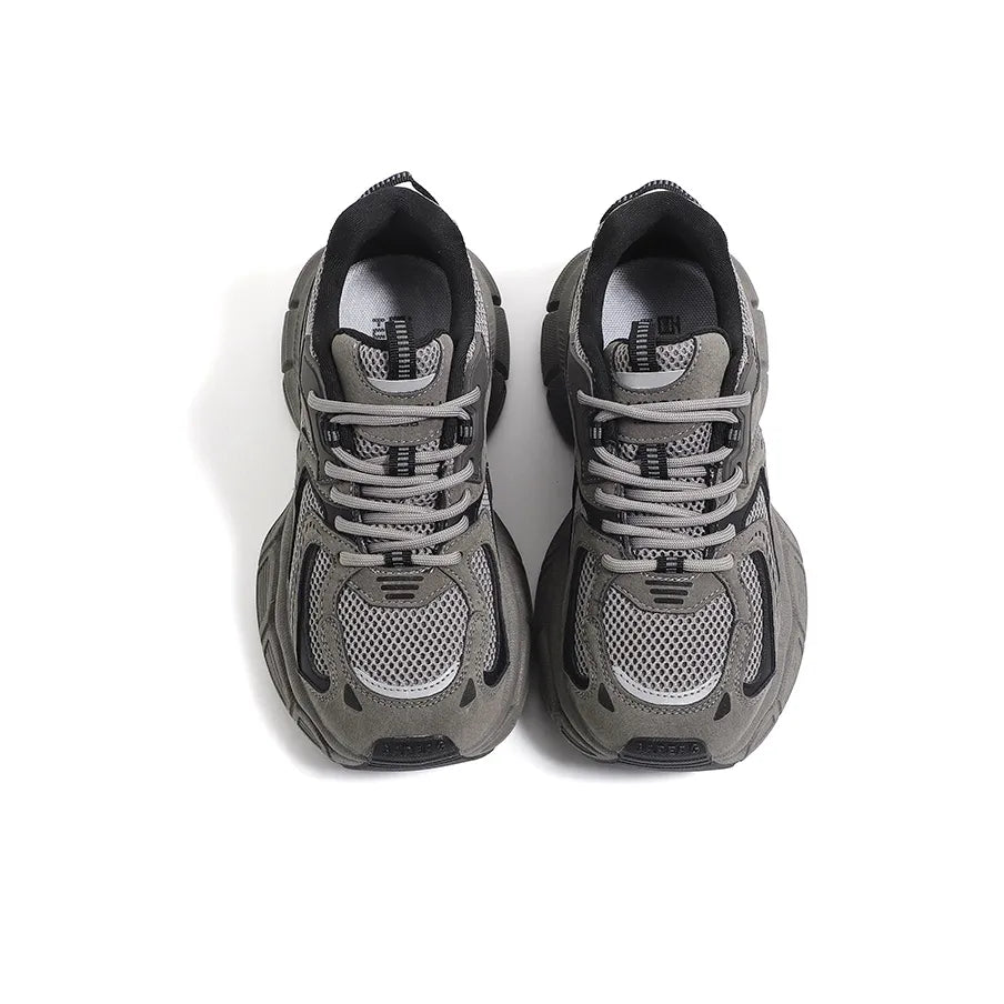 HUANQIU thick-soled versatile shock-absorbing, low-top shoes