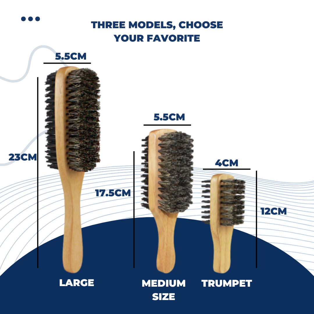 Shasoul Solid Wood Beard Brush
