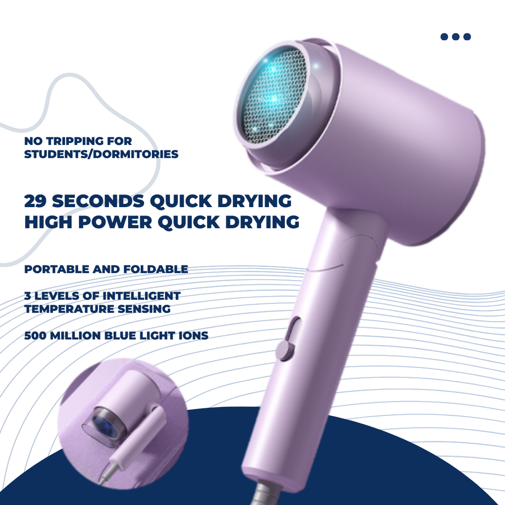 Shasoul Blue Light Hairdryer