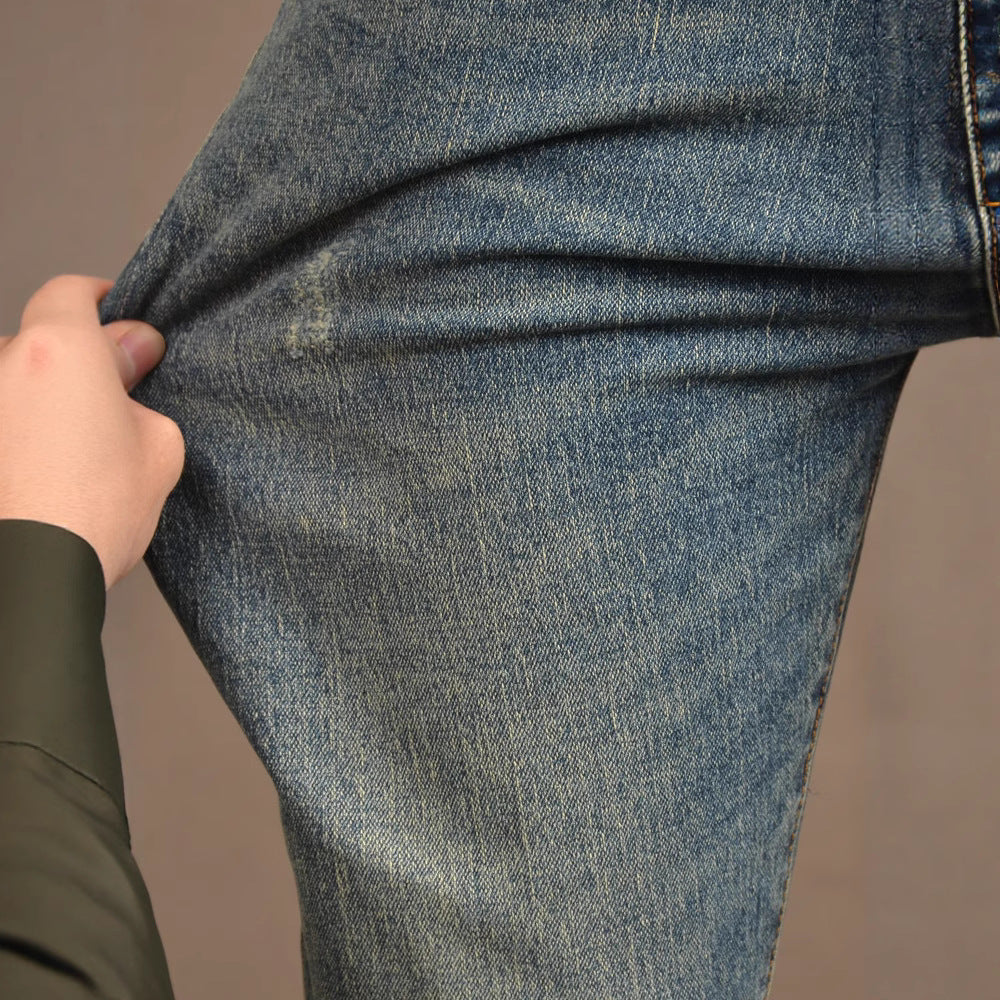 Slim-Fit Vintage Jeans