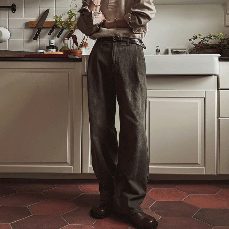 MYQ Drapey Straight Jeans