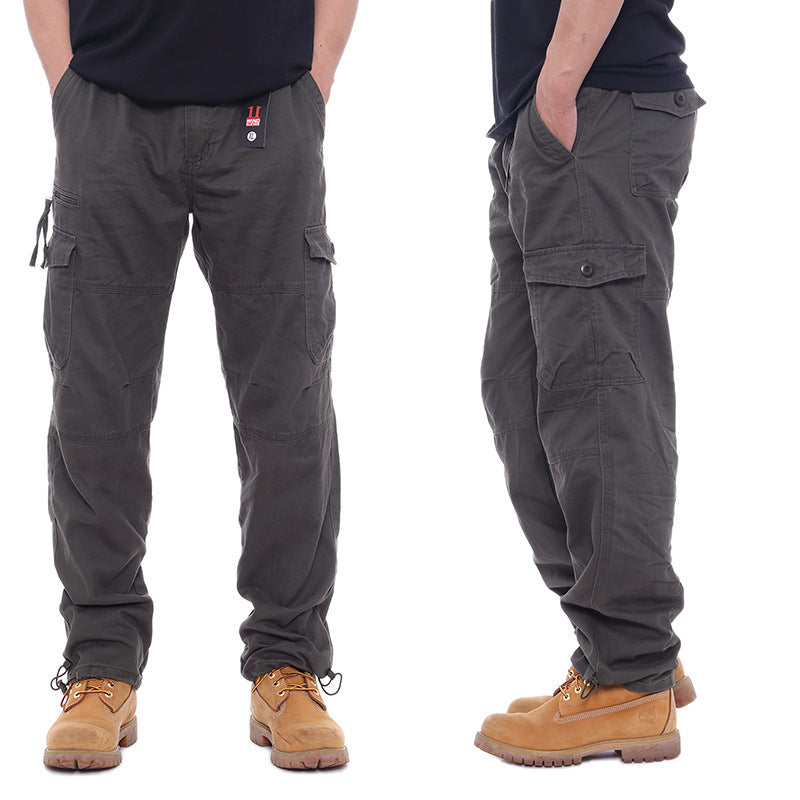 Foreign trade simple cotton cargo pants