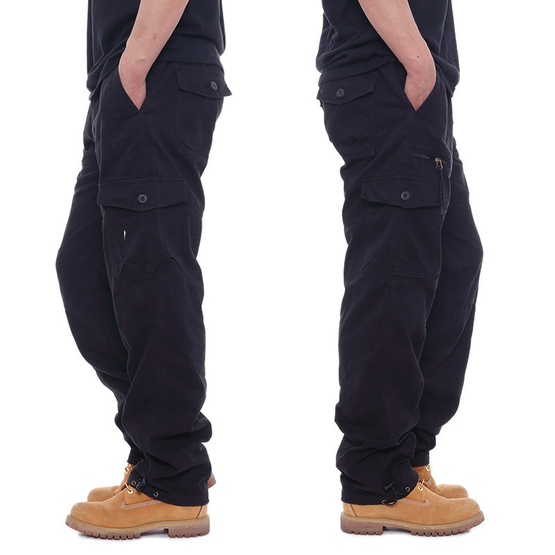 Foreign trade simple cotton cargo pants