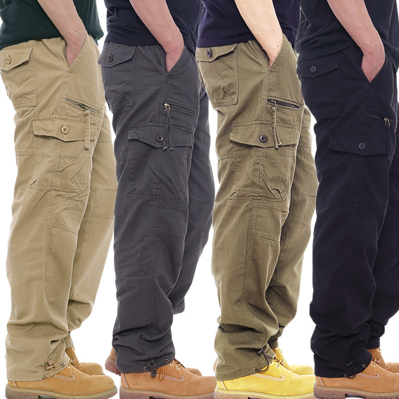 Foreign trade simple cotton cargo pants