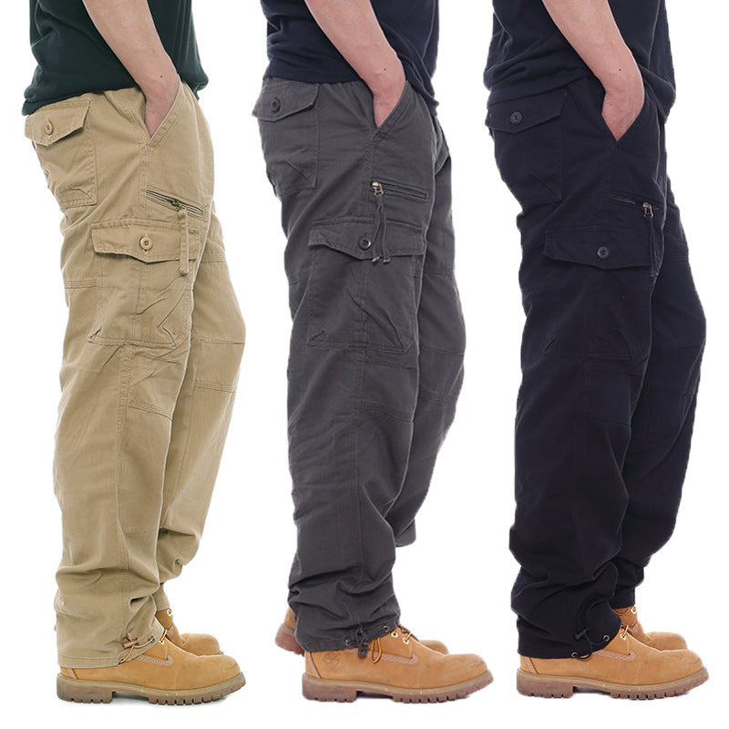 Foreign trade simple cotton cargo pants