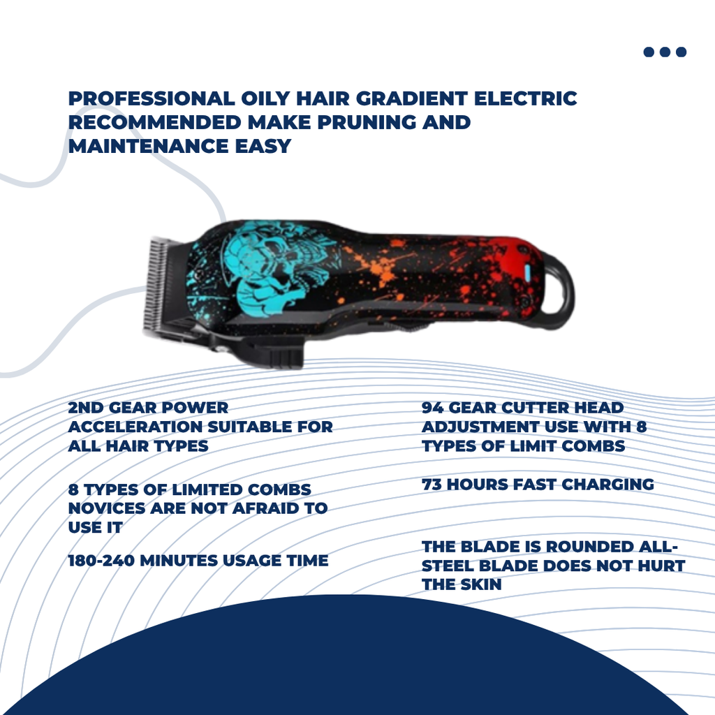 Shasoul Pro Gradient Electric Clipper