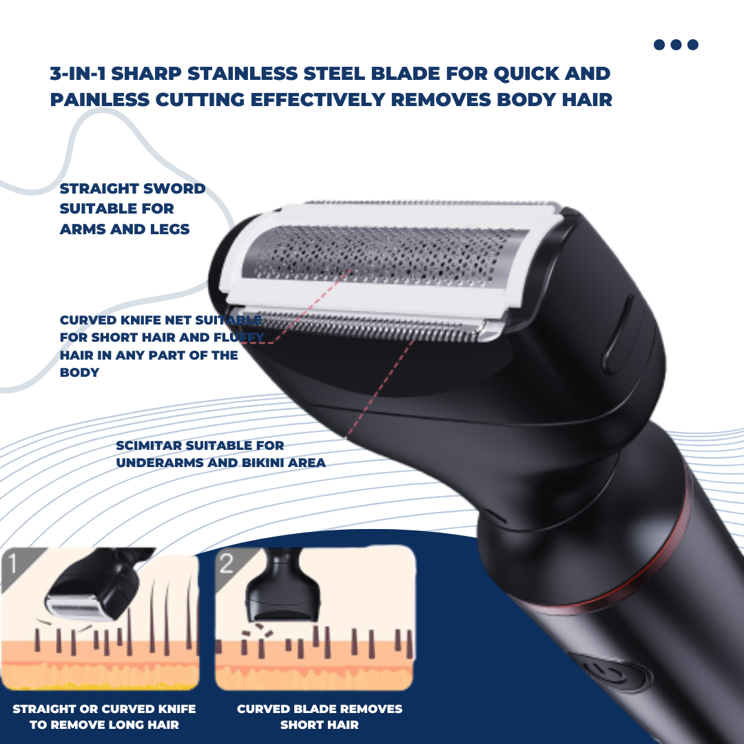 Shasoul 3-in-1 Body Trimmer