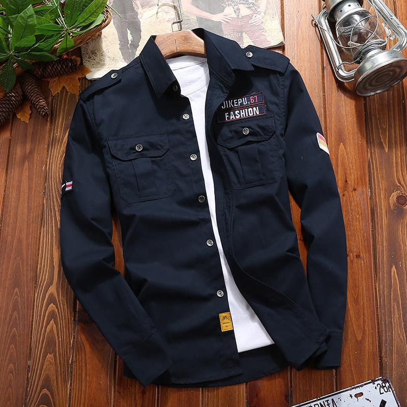 Essential Cotton Military Shirt