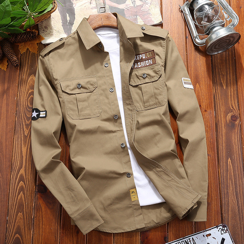 Essential Cotton Military Shirt