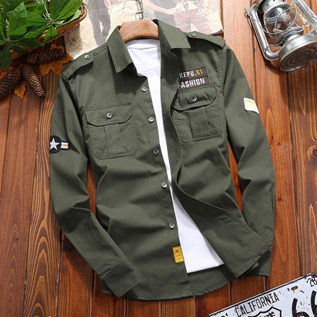 Essential Cotton Military Shirt