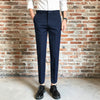 Dark blue trousers