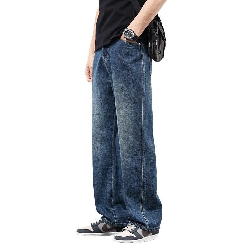 Retro Vintage Men's Straight Leg Jeans