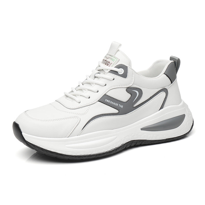 2024 Autumn New Men's Dad Shoes Fashion Climax with Youth Sneakers Comfortable and Lightweight White Shoes