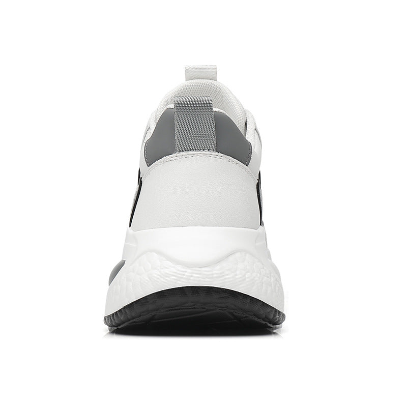 2024 Autumn New Men's Dad Shoes Fashion Climax with Youth Sneakers Comfortable and Lightweight White Shoes