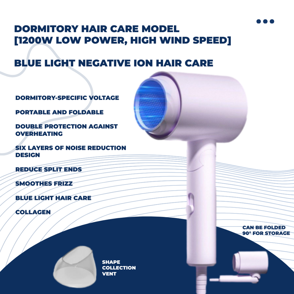 Shasoul Blue Light Hairdryer