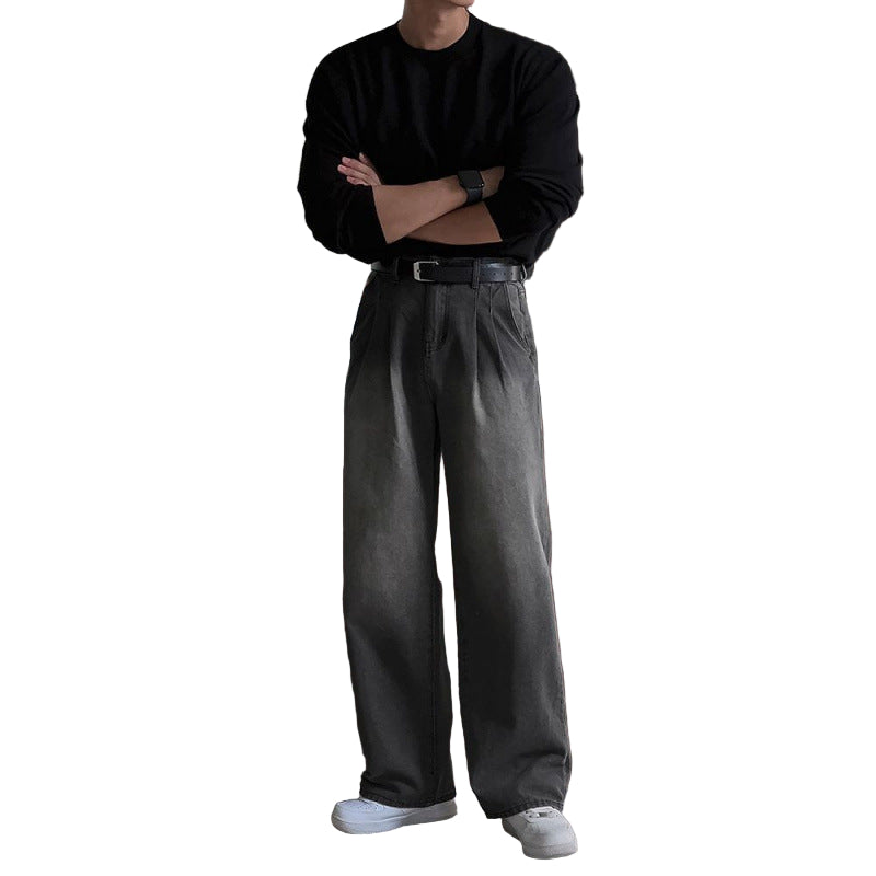 Loose-Fit Pleated Trousers