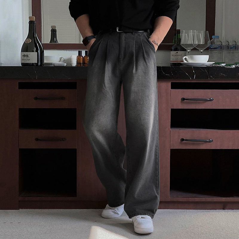 Loose-Fit Pleated Trousers