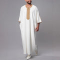 Moroccan Mens' Embroidered Thobe