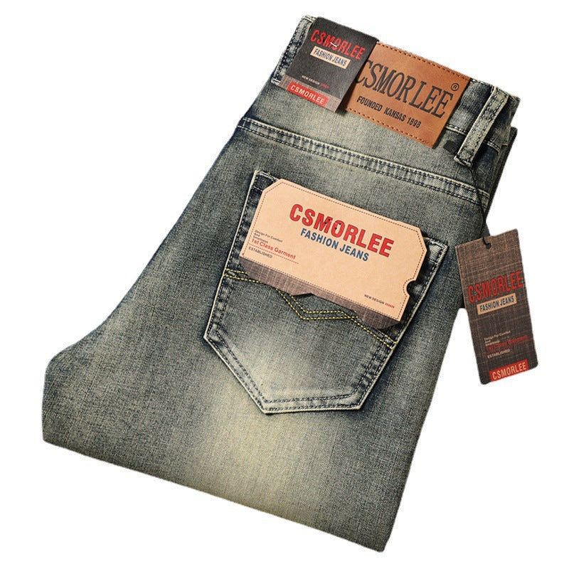 Men's Slim-Fit Straight Jeans