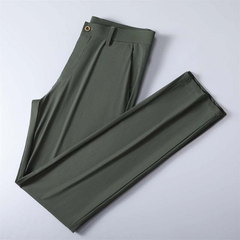 Men's Ice Silk Pants: Thin and Luxurious