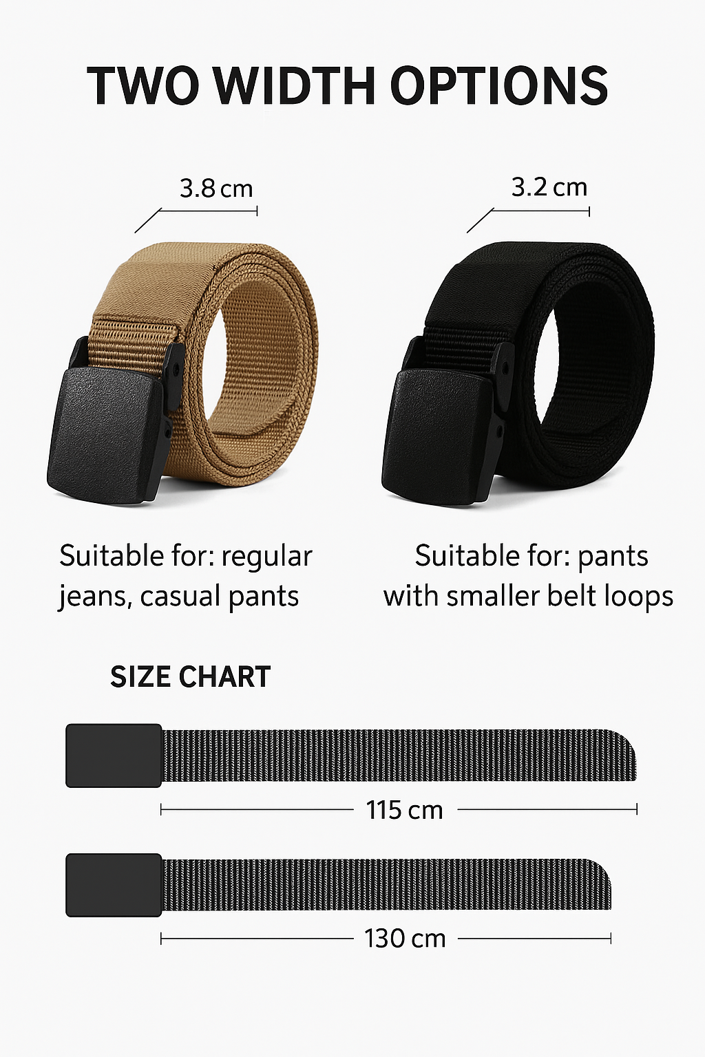 Lightweight Tactical Belt