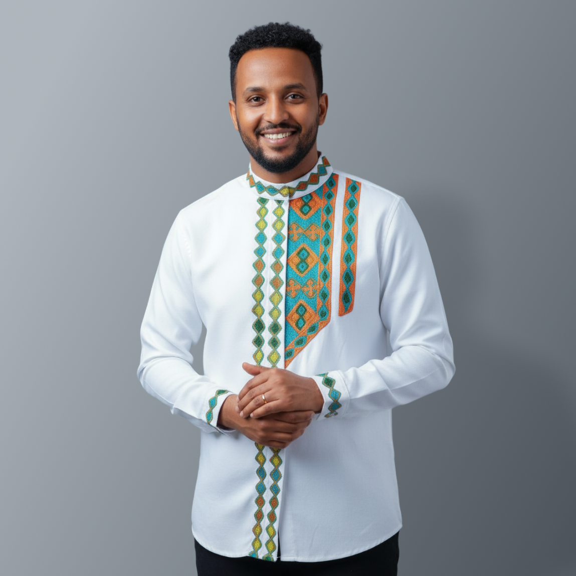 Men's Colorful Habesha Tunic