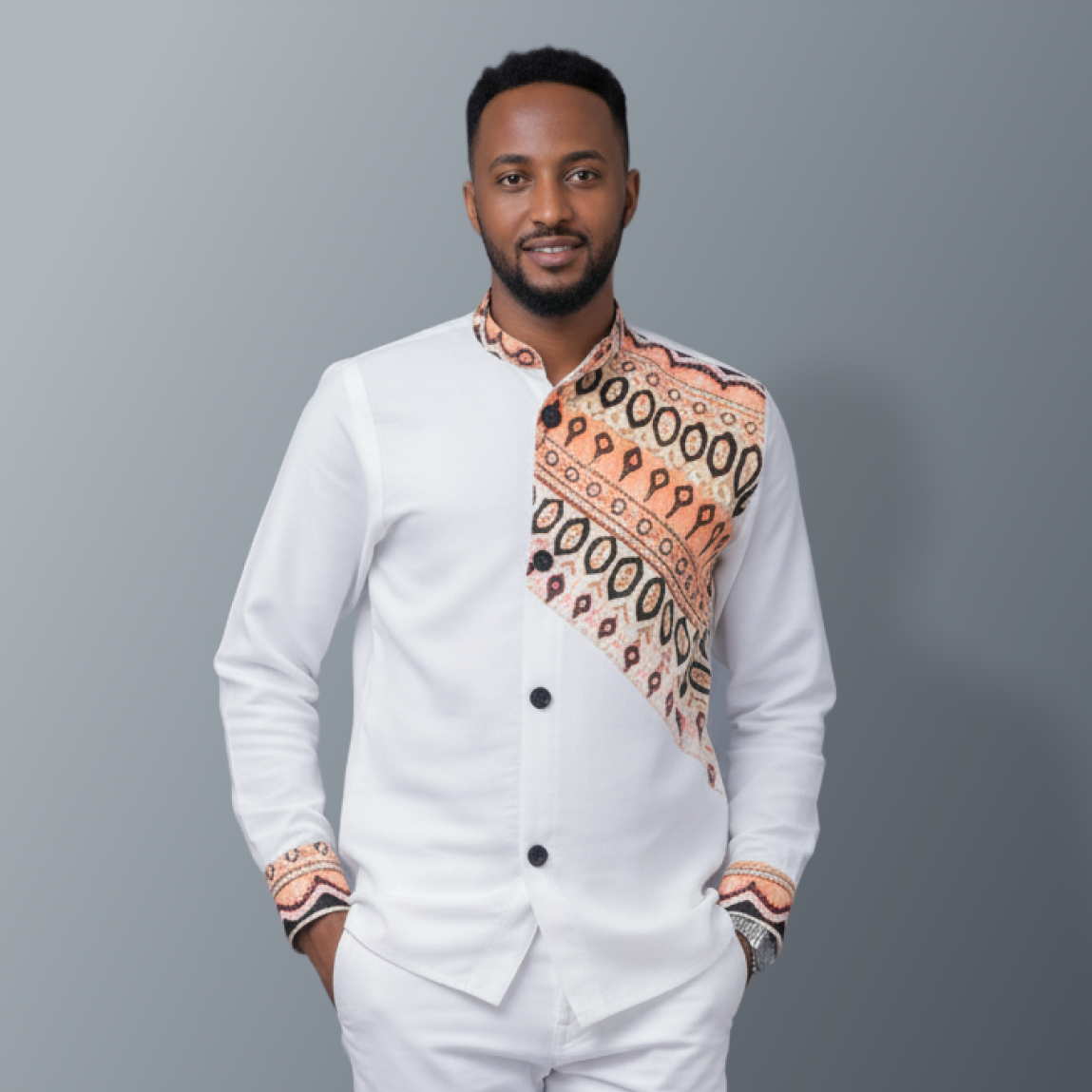 Men's Modern Habesha Tunic