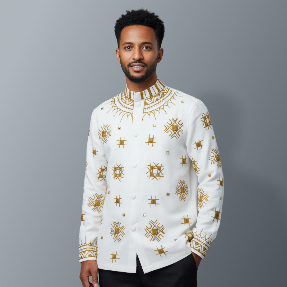 Modern Habesha Men's Sweater