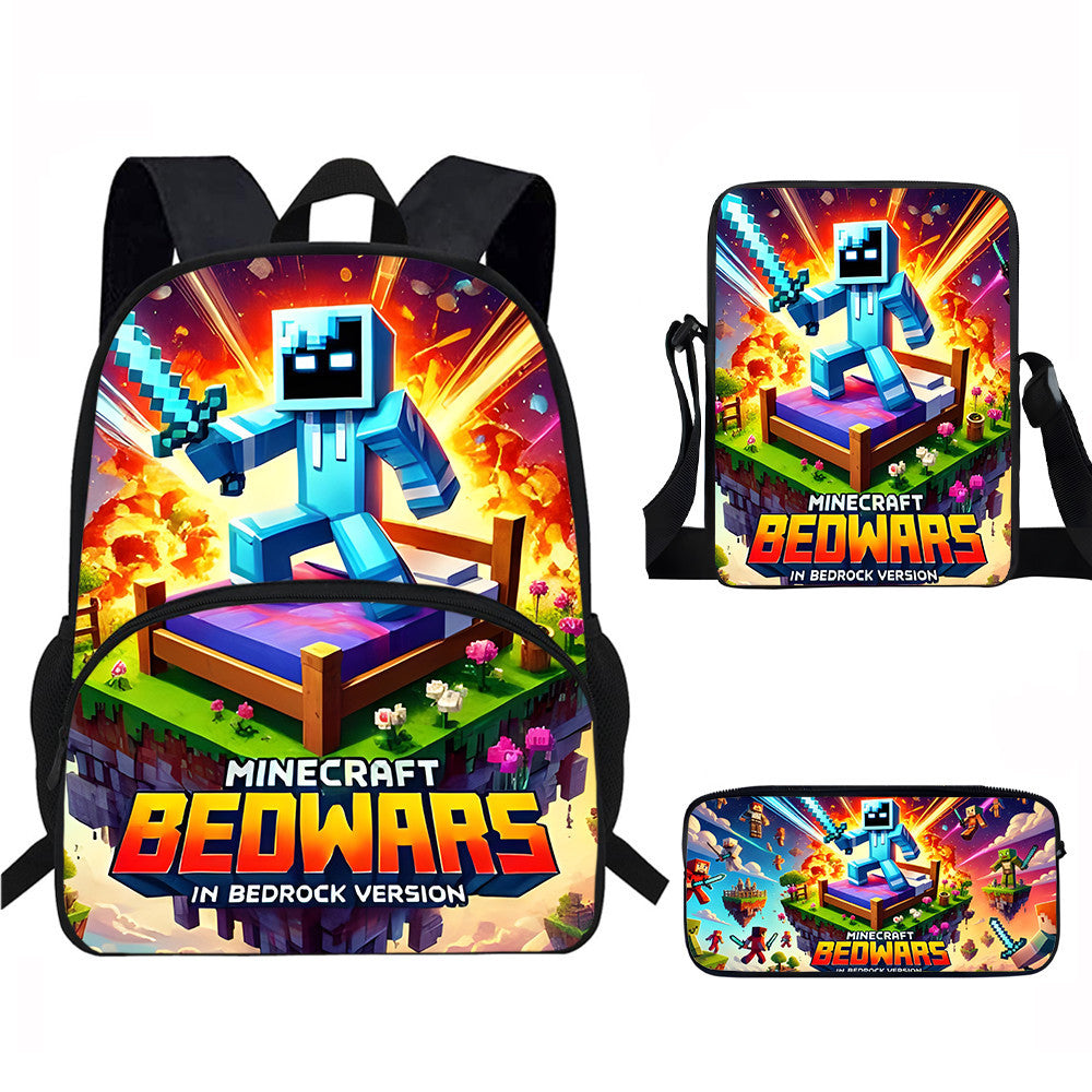 Minecraft Backpack Set