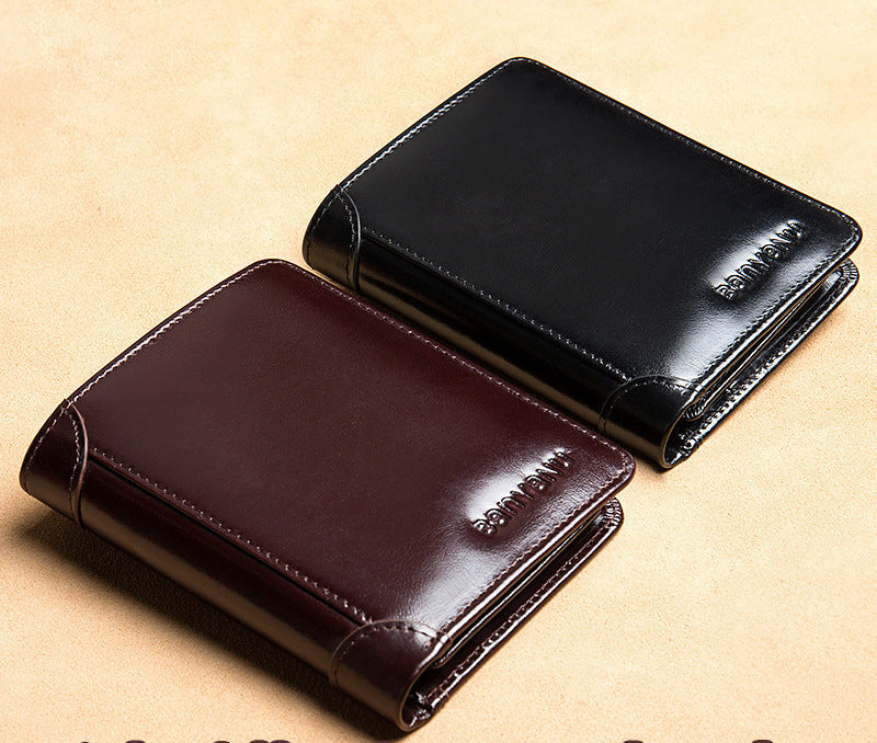 Men's Leather Bifold Wallet