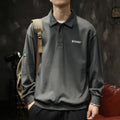 Retro Varsity Polo — Dark gray (conventional) / M
