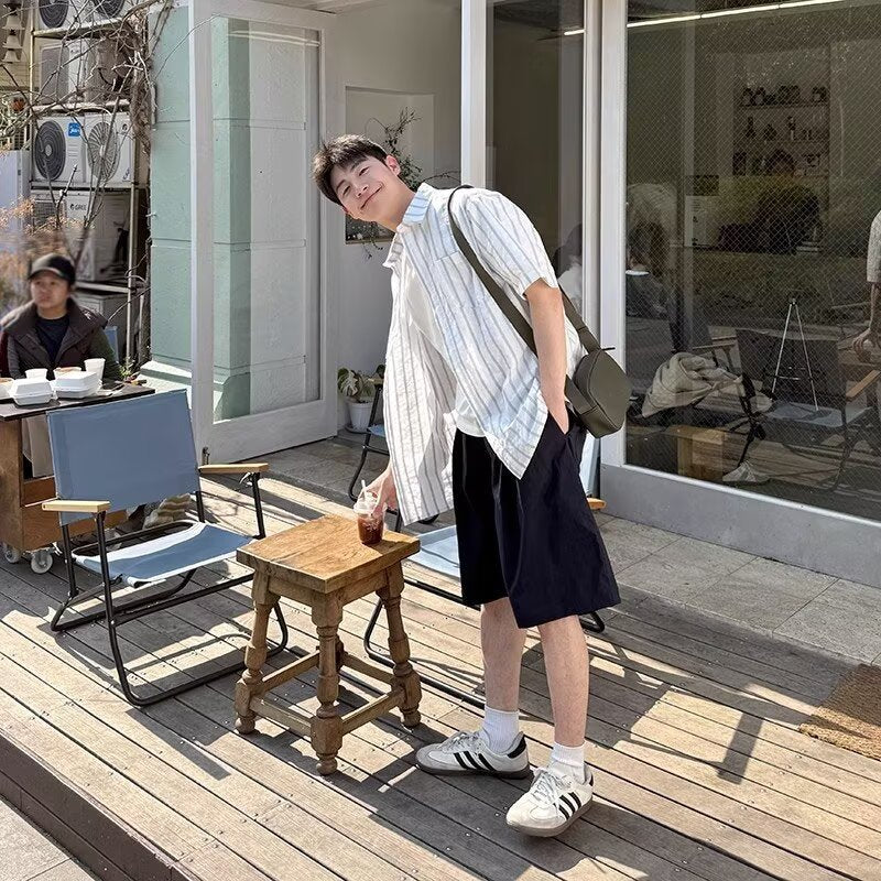 Casual Striped Overshirt