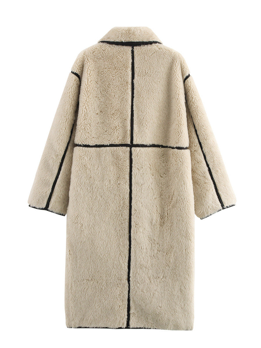Women's Plush Shearling-Style Jacket