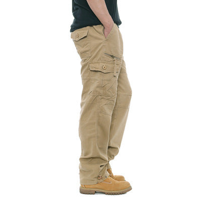 Foreign trade simple cotton cargo pants