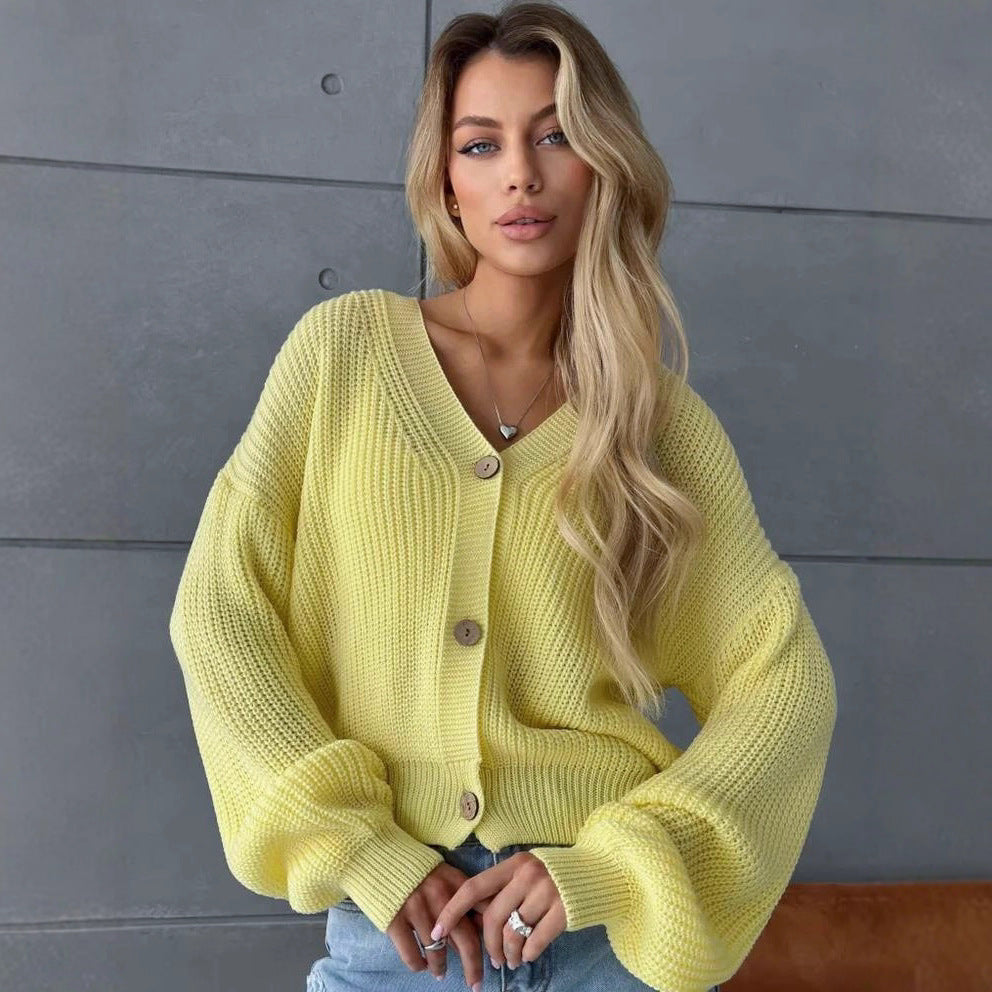 Urban Slouchy V Neck Cardigan