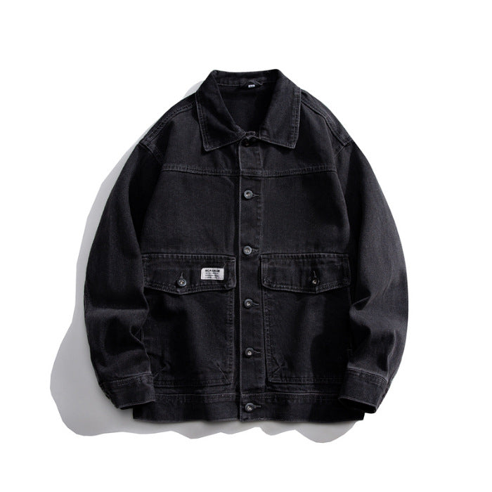 Urban Utility Denim Bomber