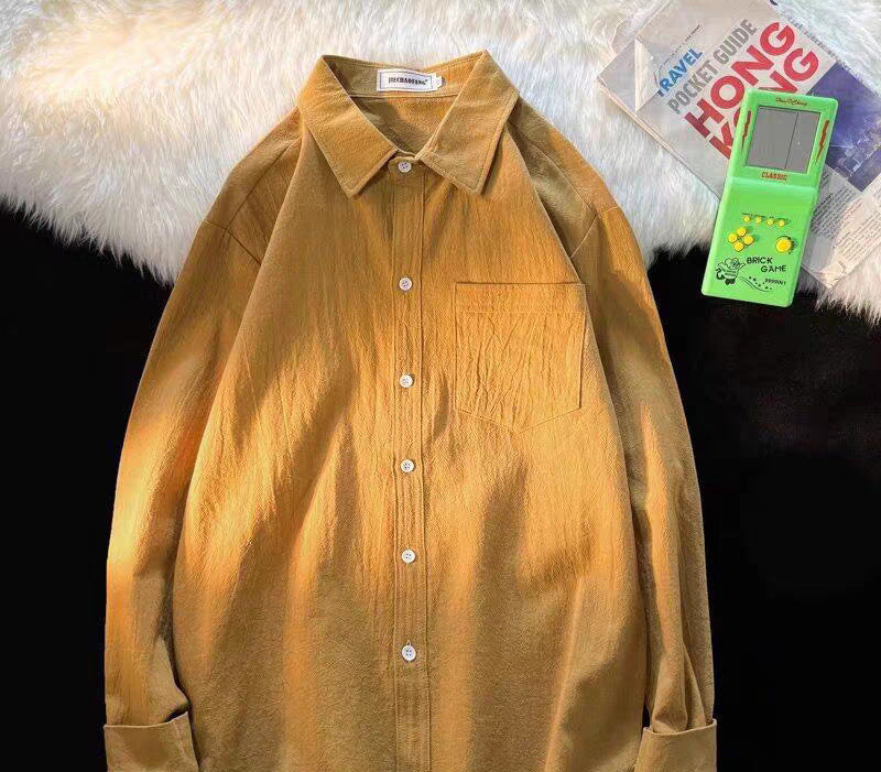 Relaxed Linen-Blend Shirt