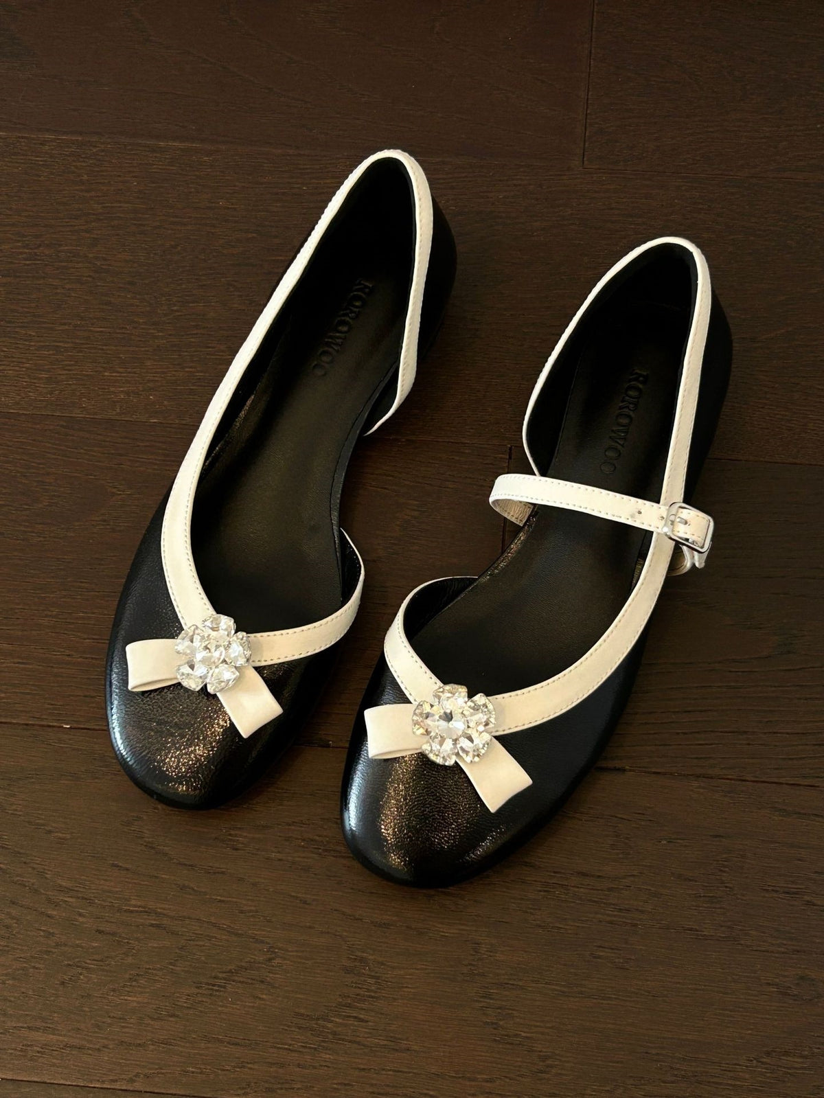 Floral Bow Mary Janes