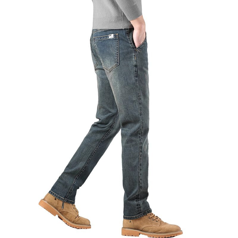 Slim Fit Denim Trousers