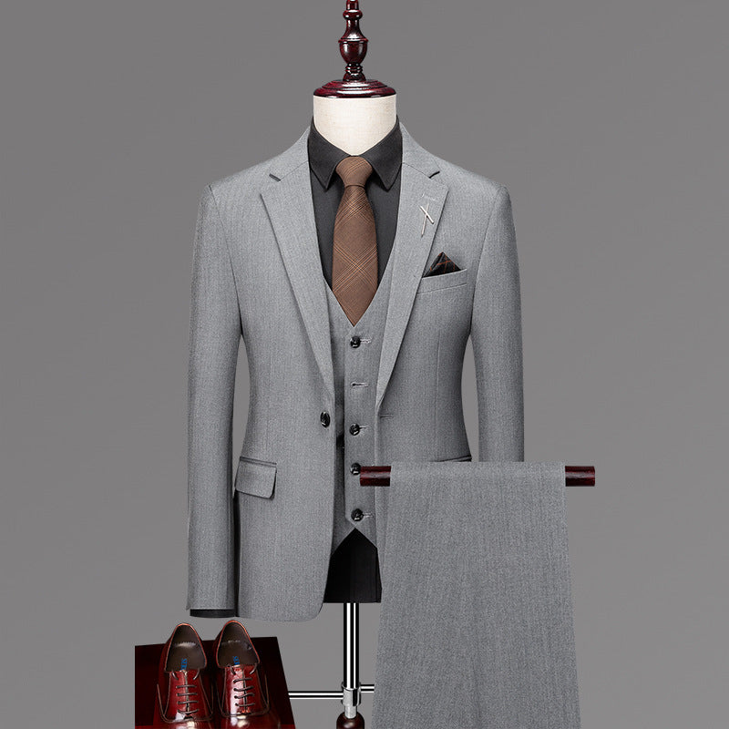 Slim Fit Three-Piece Suit