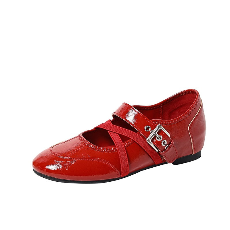 Cross-Strap Mary Janes