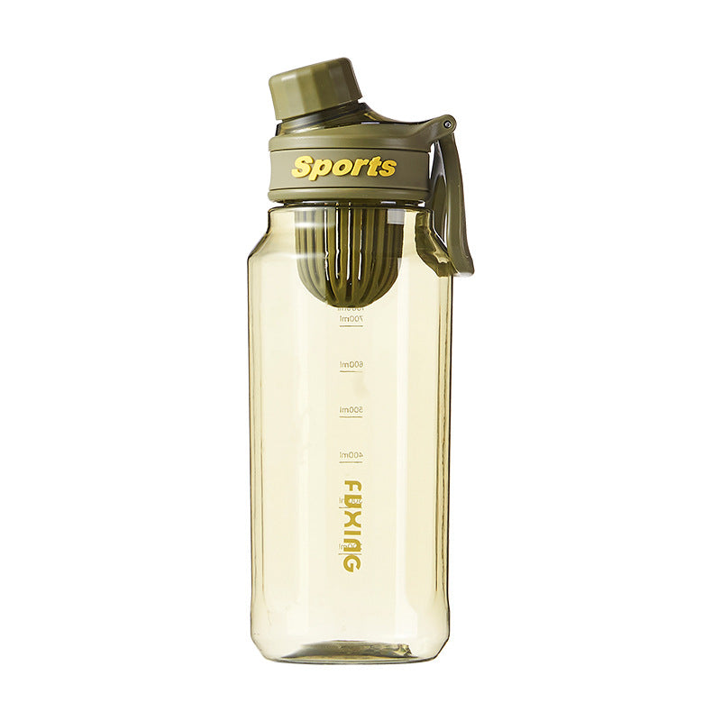 750ml–1L Sports Water Bottle with Time Markers