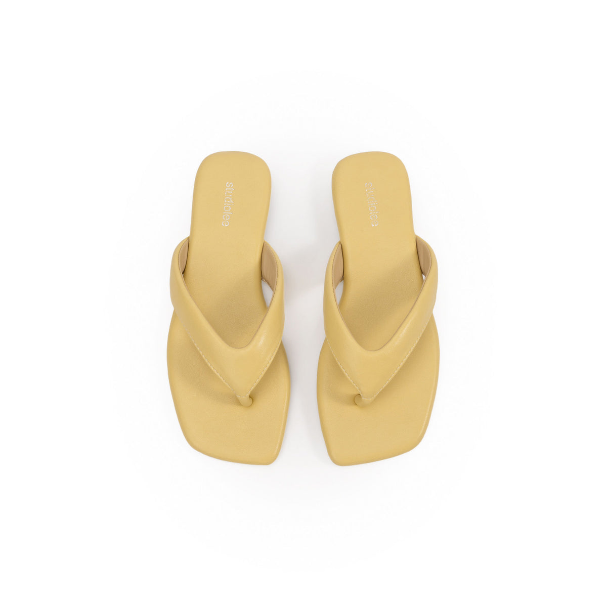 Low-Heel Thong Sandals