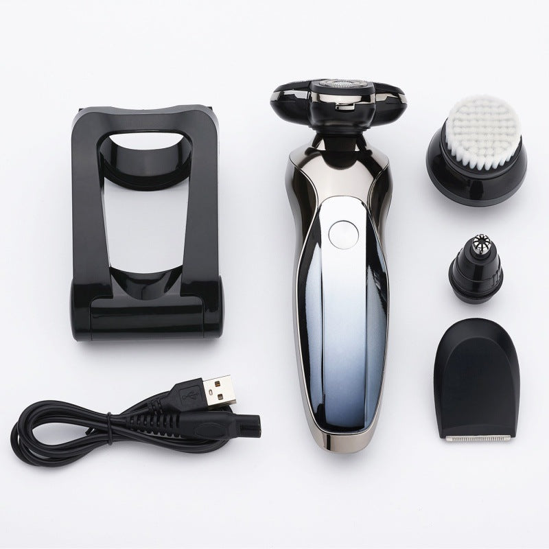 3013 Washable Intelligent Induction Digital Display Electric Shaver Shaver 4D Multi-function Beard Knife