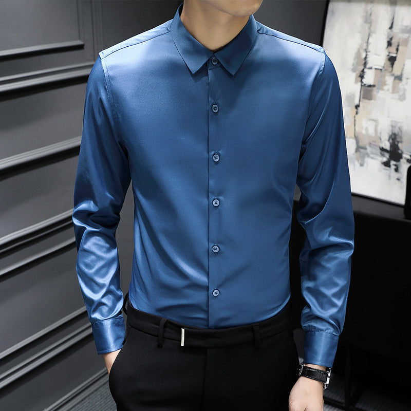 Wrinkle Free Silk Lustre Business Shirt