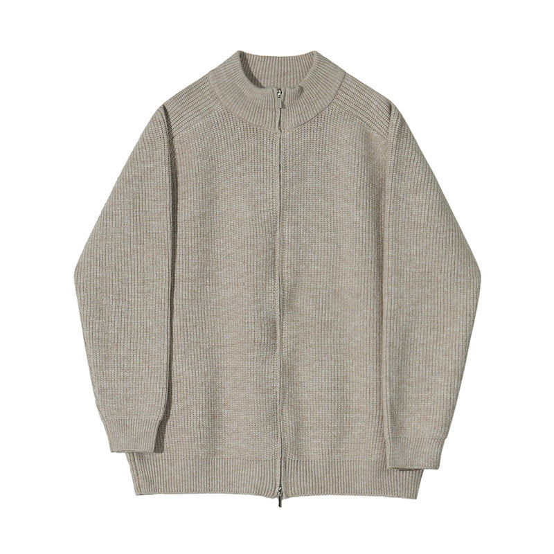 Men’s Ribbed Zip-Up Cardigan