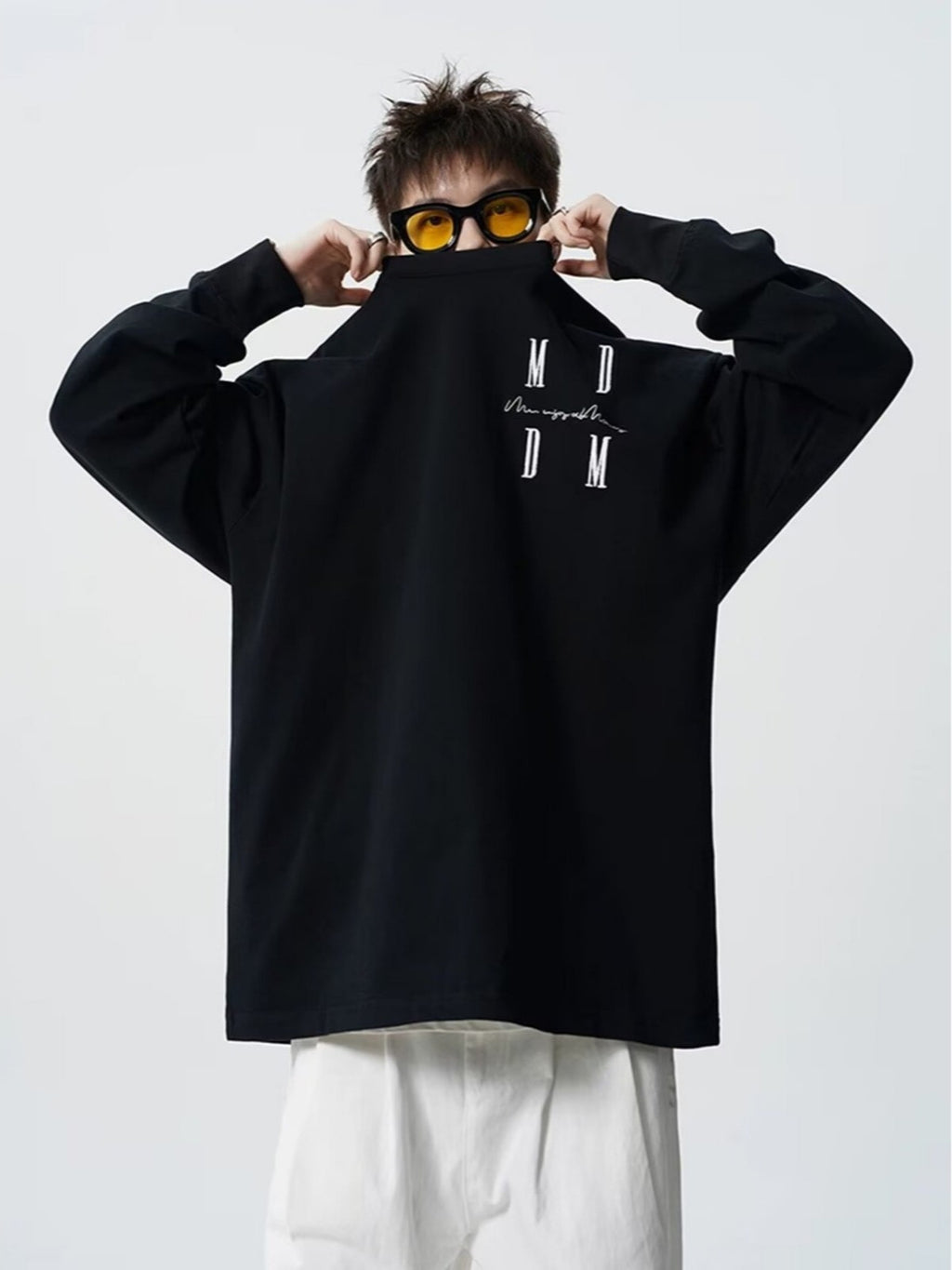 Embroidered Crewneck Sweatshirt