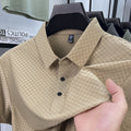 Men's Jacquard Ice Silk Polo