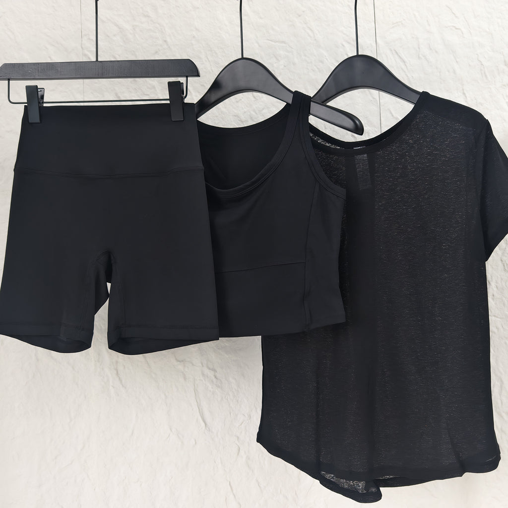 Three-Piece Yoga Set